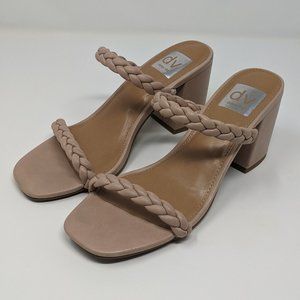 Women's nude Dolce Vita size 6 Braided Straps Sandal Heels
